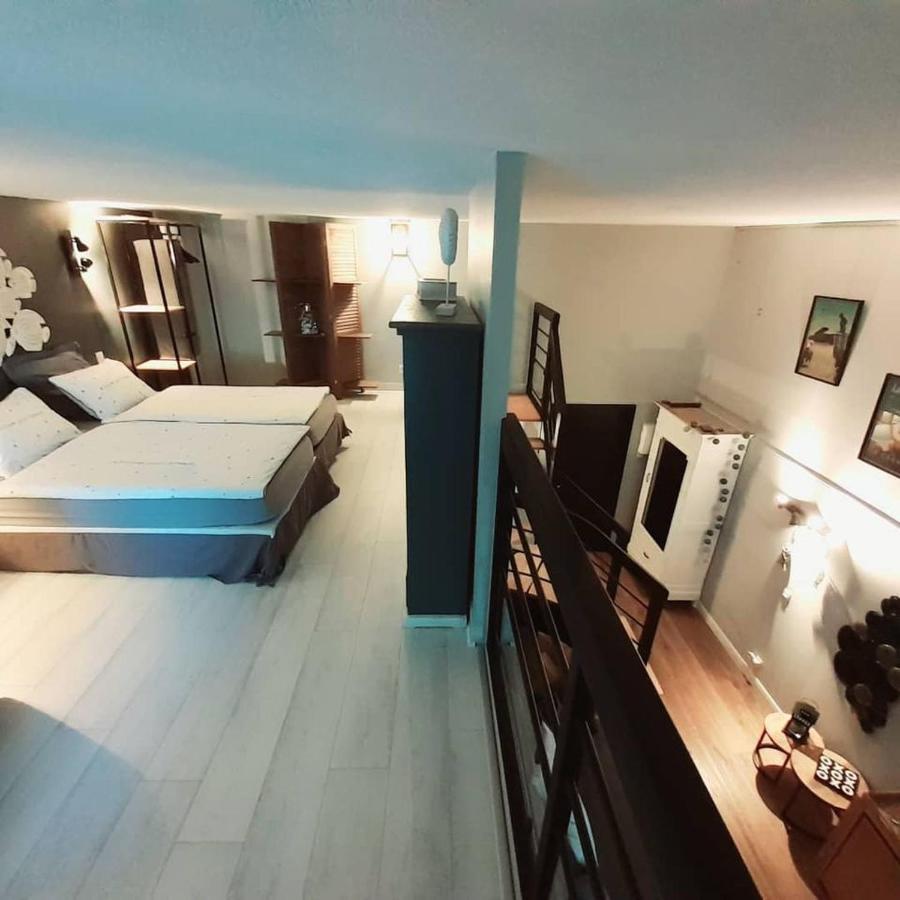 Charmant Studio En Duplex Esprit Loft Avec Balcon Vue Mer, Et Piscine Exterieure 勒克鲁西克 外观 照片